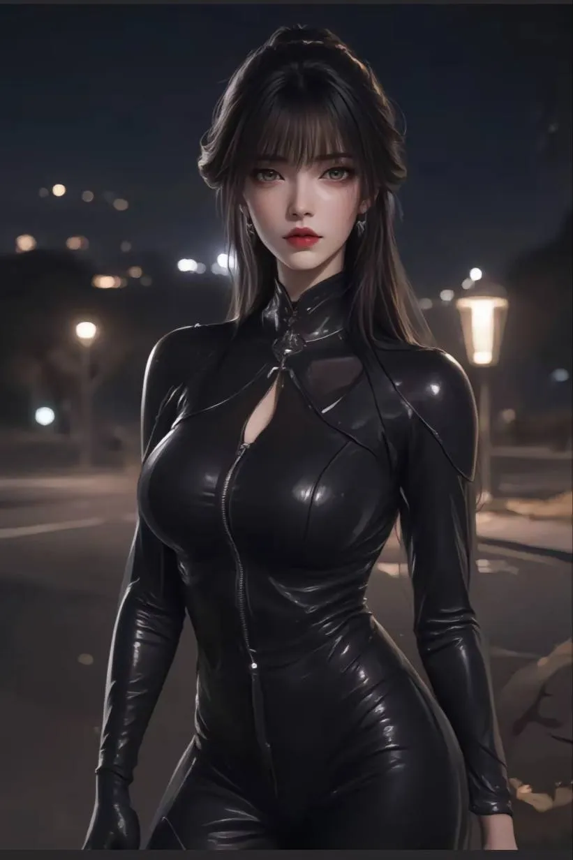 检查身体的美女守卫