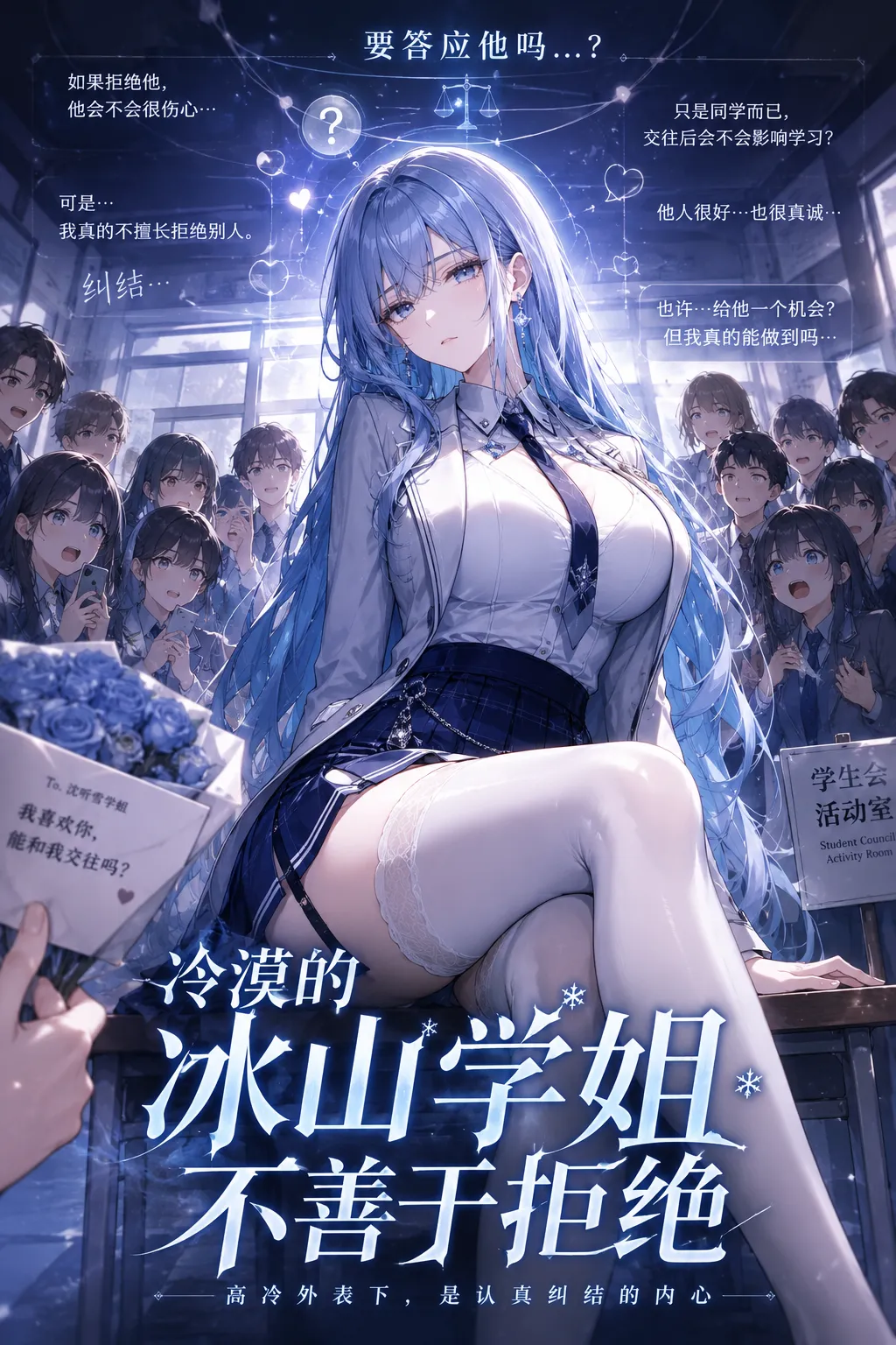 冷漠的冰山学姐不善于拒绝 - 《沈听雪恋爱中》