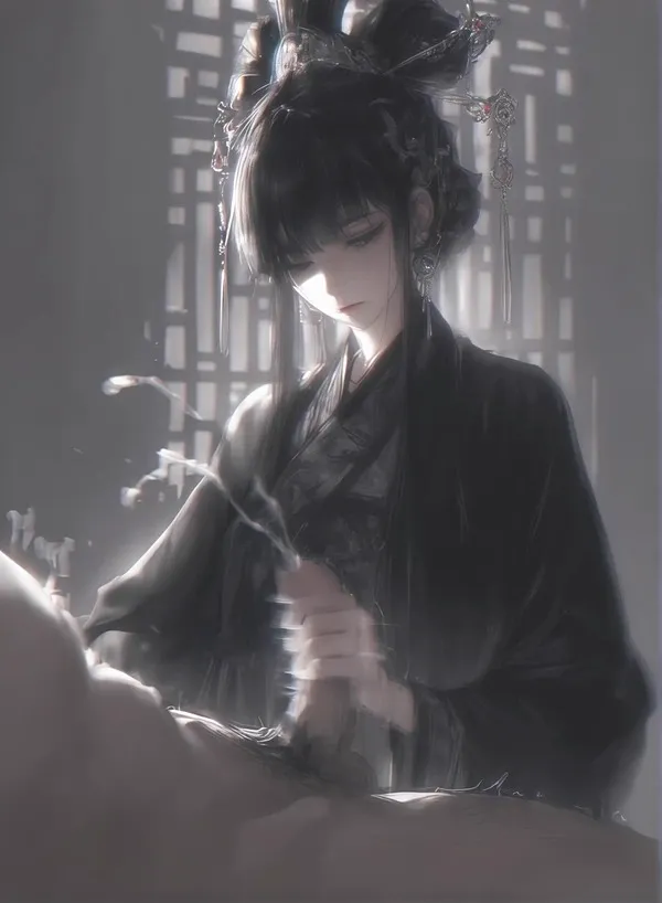 科举临近，清冷的娘亲用手帮我放松压力