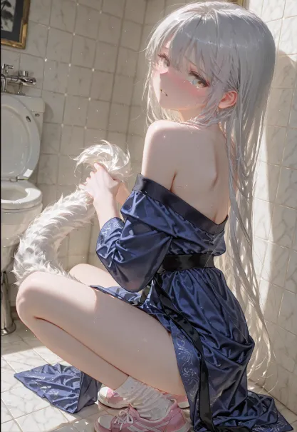 展偶遇清纯Coser，她的尾巴道具竟藏着秘密