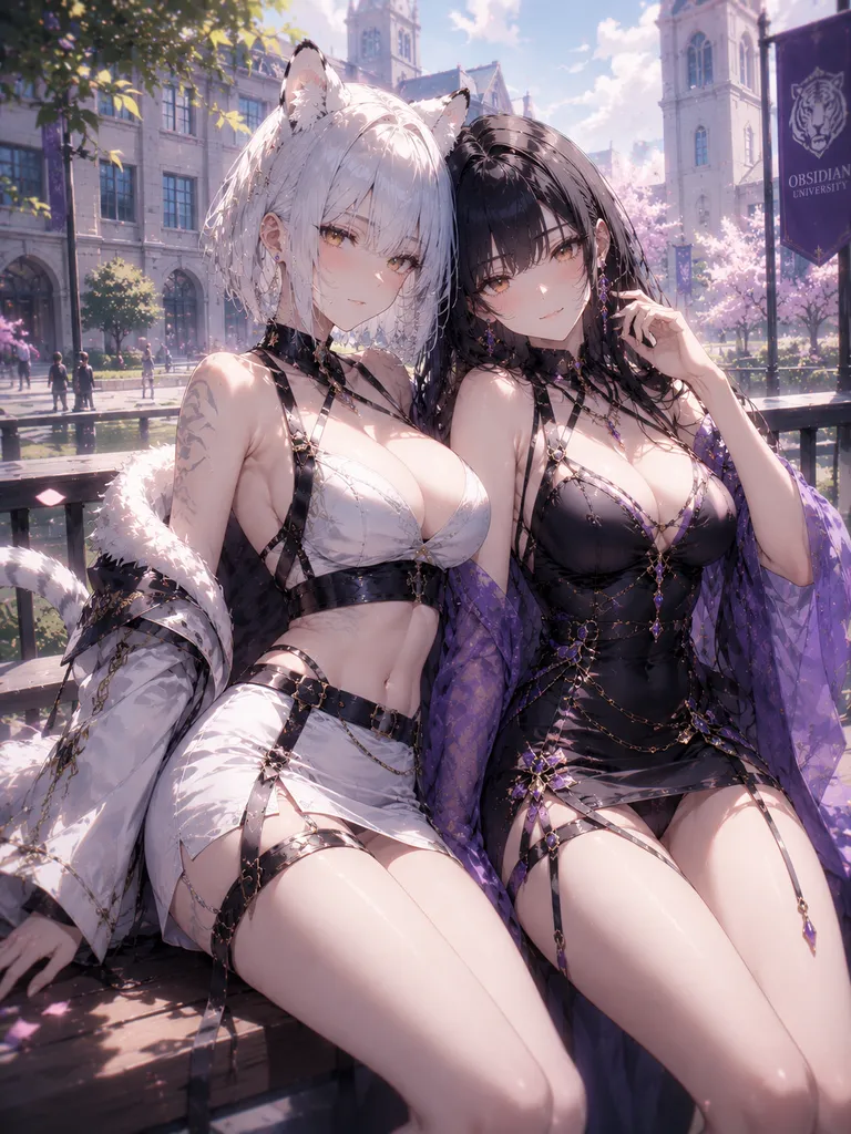 【校园/雌竞】大猫前女友和镜花学妹，谁才能走进你心？