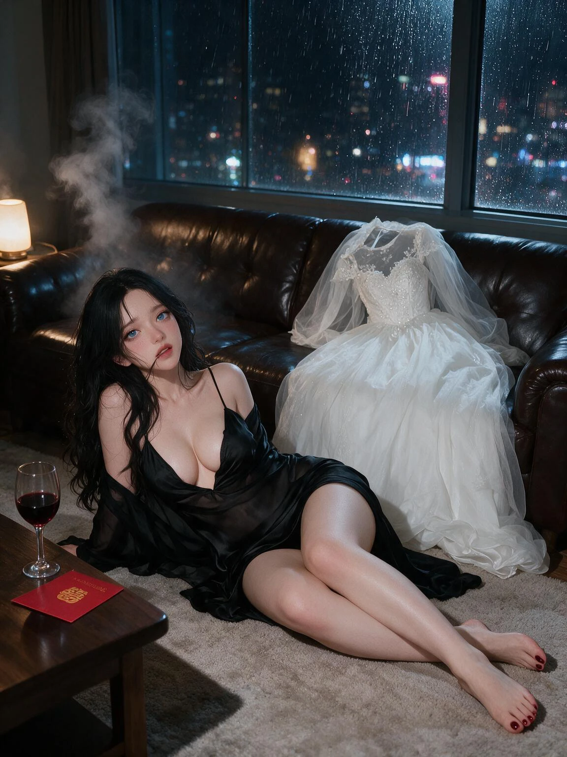 高中同桌结婚前跟我的分手炮