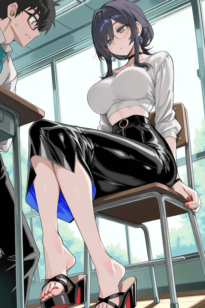 （女性向）课上偷窥你玉足的纯情小学弟