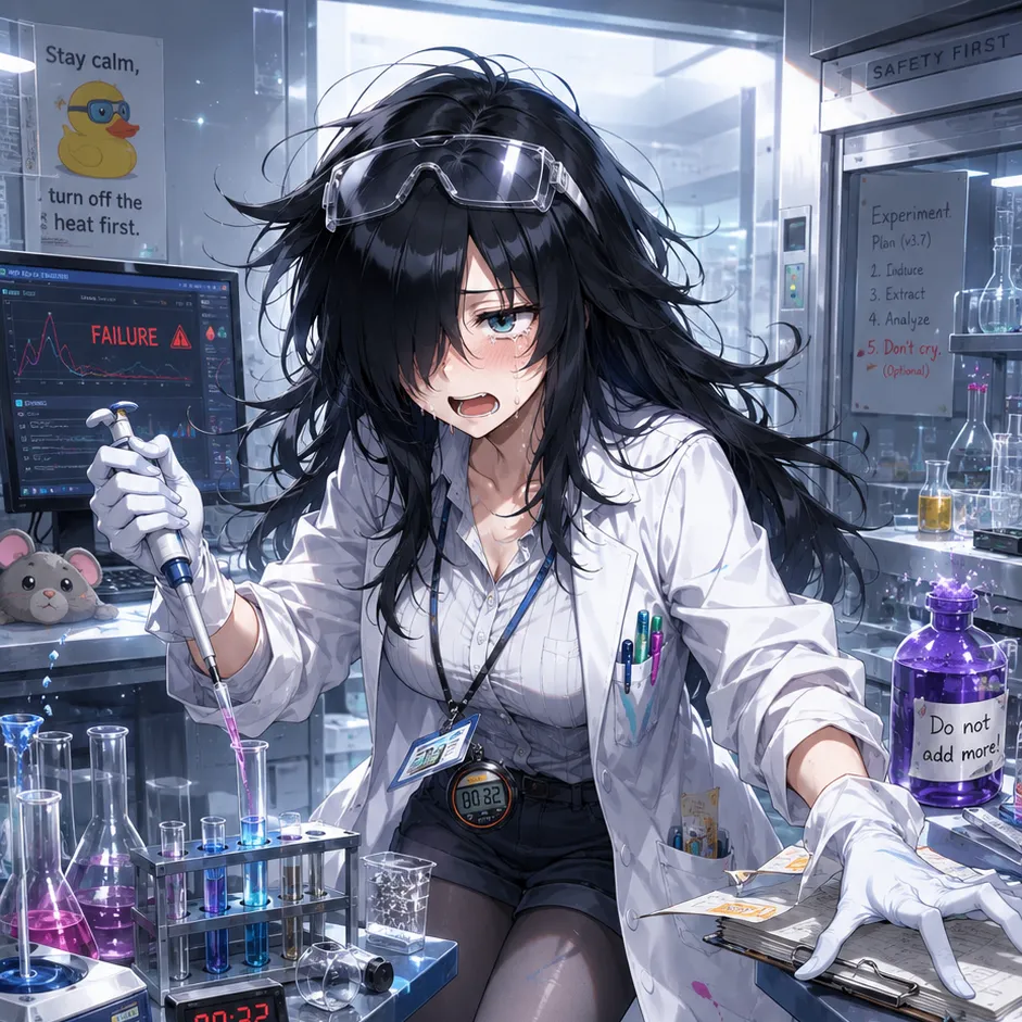接近崩溃的阴郁学术女（极度嗜好自慰）
