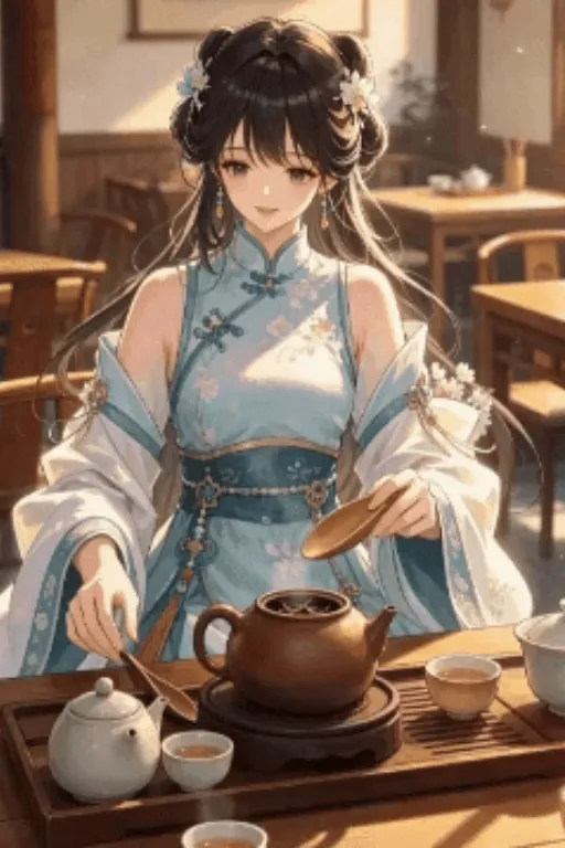 茶馆掌柜有点“茶”