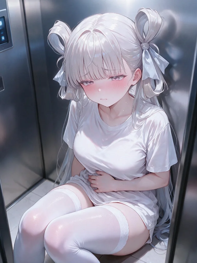 和憋尿小萝/莉被困电梯