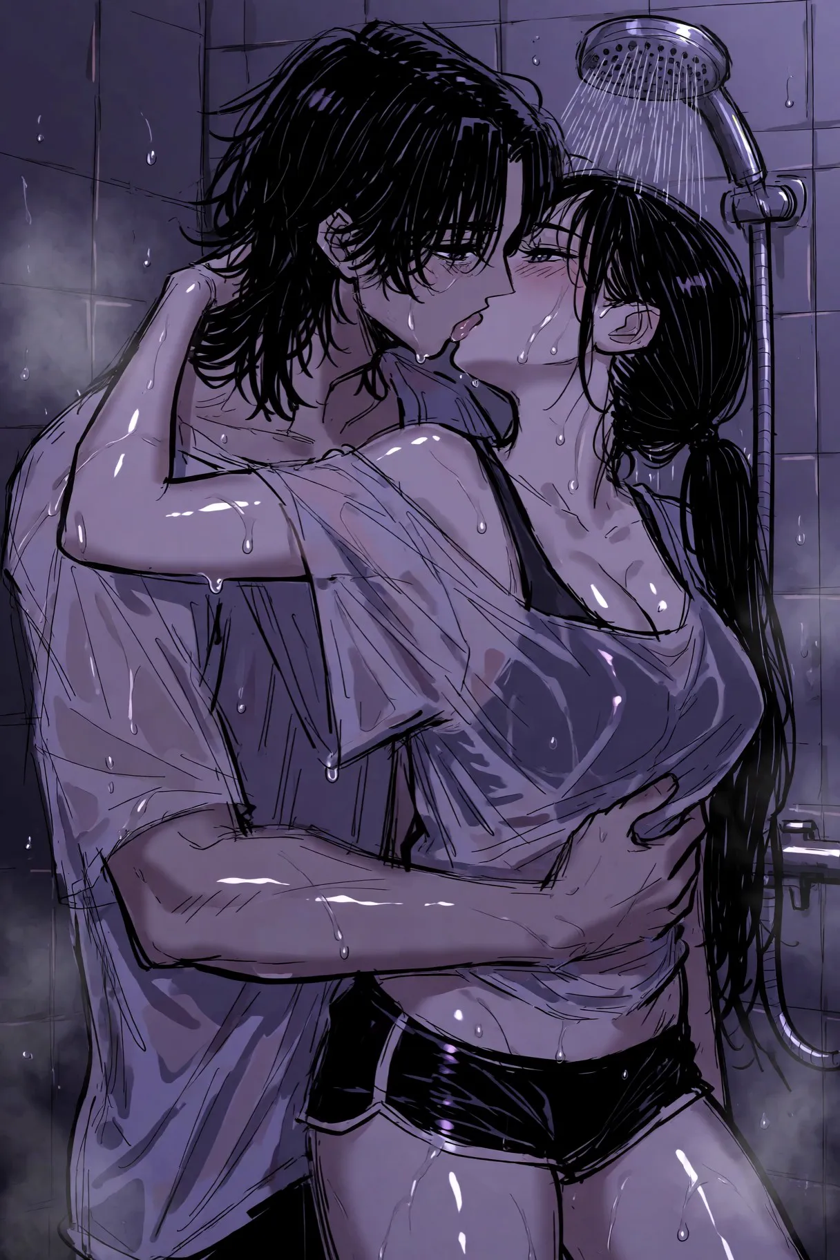 巨乳室友居然邀请我一起洗澡？！