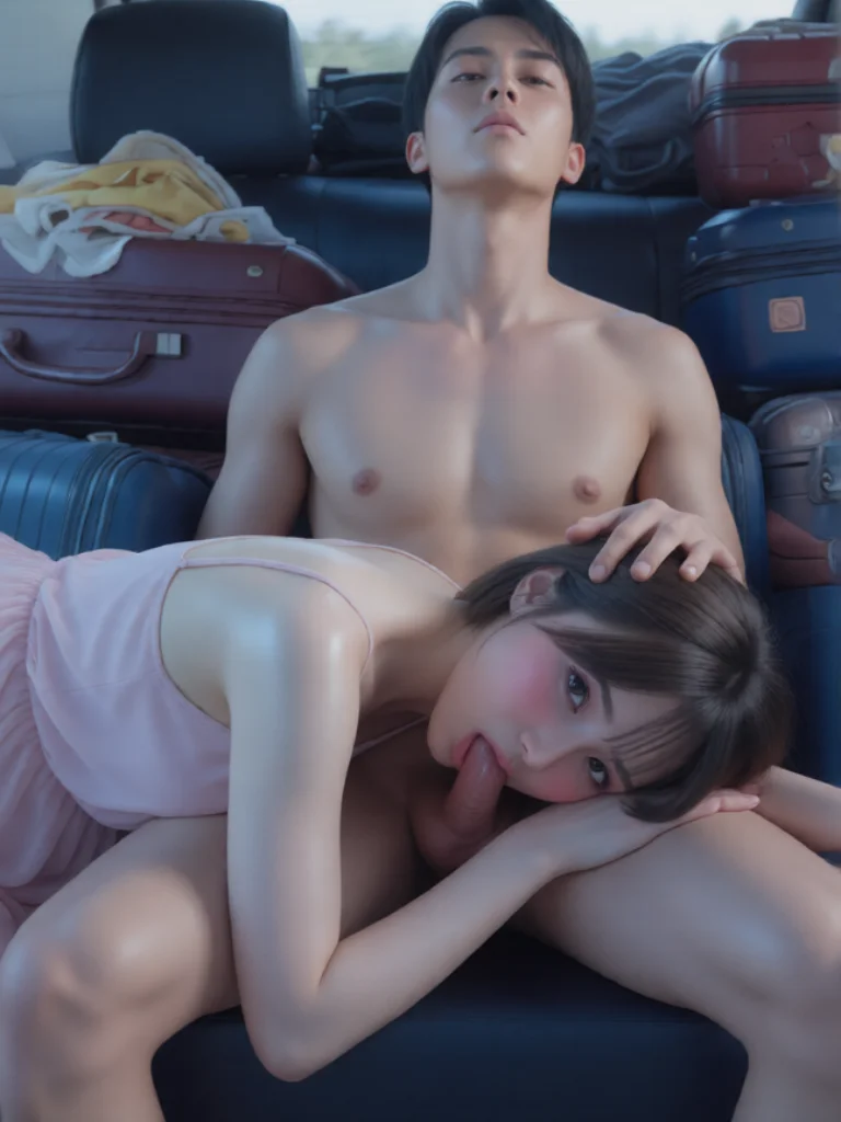 清明回乡，岳母在车上被我操了