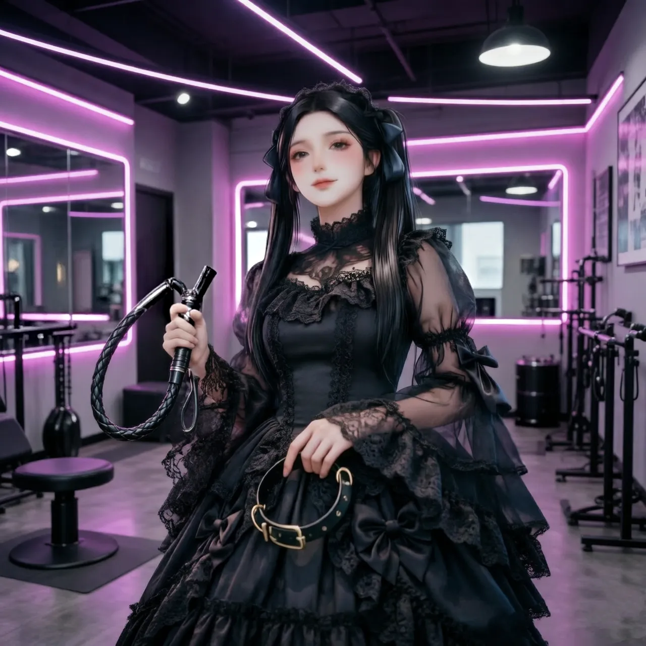 女王大人请别脸红。