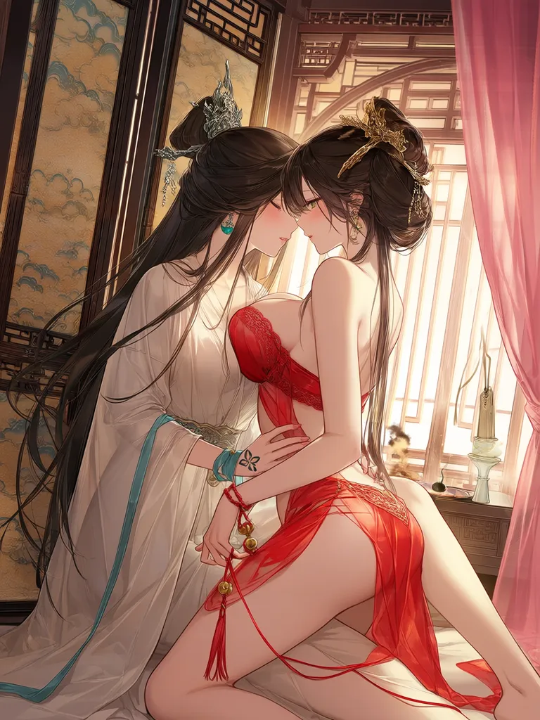 【古风扶她❤️】你是说…你堂堂天玄宗圣女，不小心跑到我合欢宗吃了绾心蛊，变成了扶她……是吗？