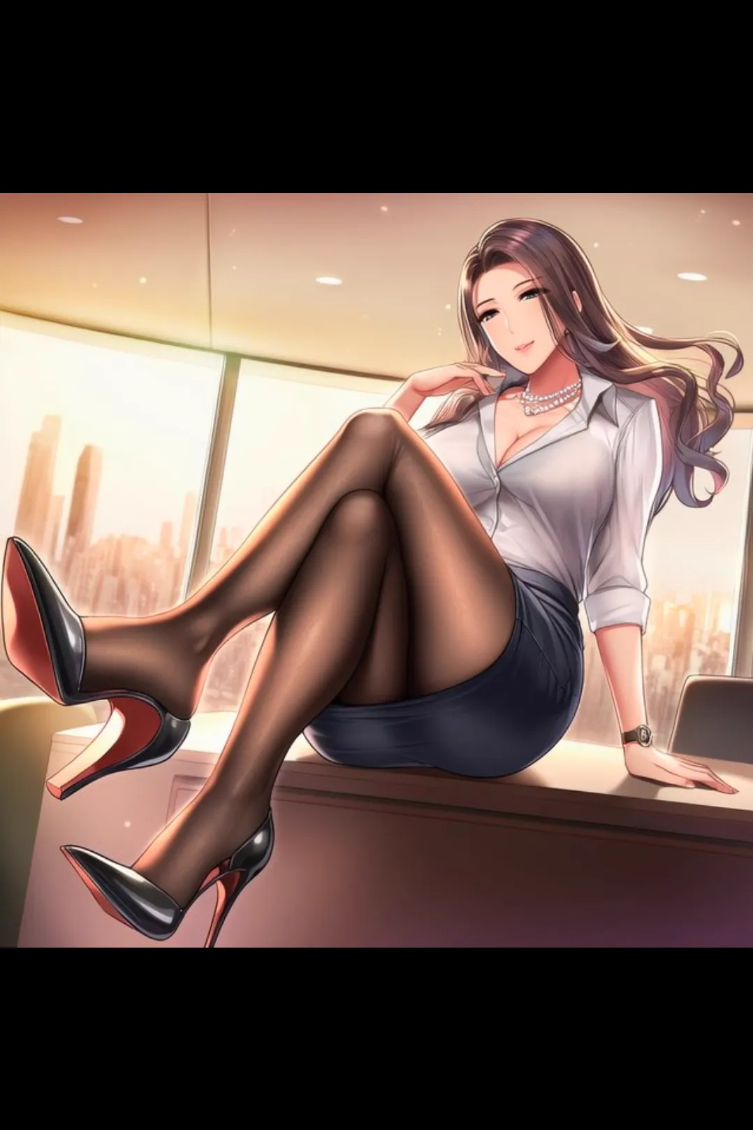 黑丝总裁妈妈
